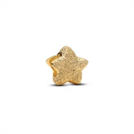 Pandora  - Texturált csillag mini charm