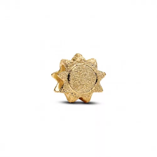 Pandora  - Texturált nap mini charm
