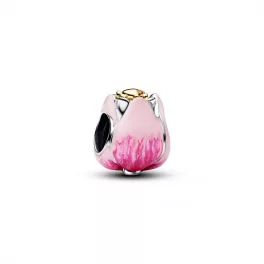 Pandora  - Rózsaszín tulipán charm
