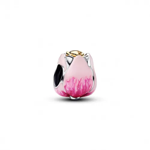 Pandora  - Rózsaszín tulipán charm