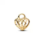 Pandora  - Áttört szív lakat charm