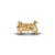 Pandora  - Besos felirat charm - 764422C00