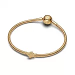 Pandora  - Texturált hal mini charm