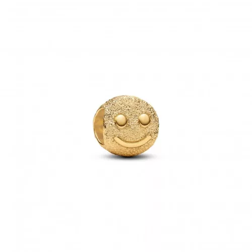 Pandora  - Texturált mosolygó arc mini charm - 764526C00