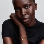 Pandora  - Fehér szerencsehozó lóhere függő charm