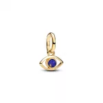 Pandora  - Kék gonosz szem mini függő charm