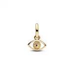 Pandora  - Kék gonosz szem mini függő charm