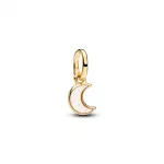 Pandora  - Fehér félhold mini függő charm