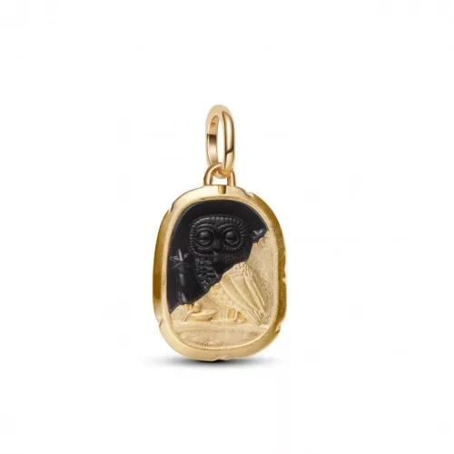 Pandora  - Bagoly medál charm