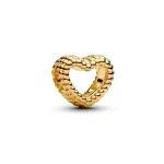 Pandora  - Gyöngyös nyitott szív charm - 767516C00