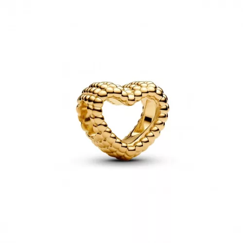 Pandora  - Gyöngyös nyitott szív charm - 767516C00