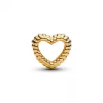 Pandora  - Gyöngyös nyitott szív charm - 767516C00