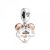 Pandora - Disney Mickey egér kéttónusú dupla függő charm - 780112C01