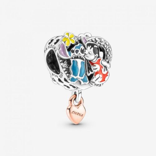 Pandora  - Pandora ékszer Disney Lilo és Stich Ohana ezüst charm