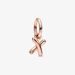 Pandora  - X betű függő charm - 782482C01