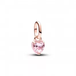 Pandora  - ME rózsaszín csakra szív mini függő charm - 783042C01