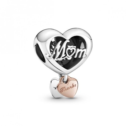 Pandora  - „Köszönöm, anya” szív charm