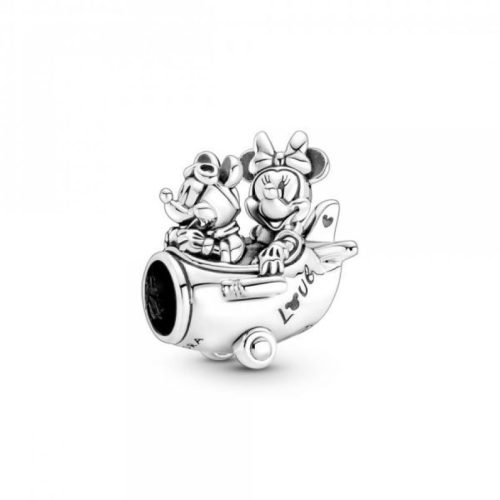 Pandora  - Disney Mickey és Minnie repülőben ezüst charm