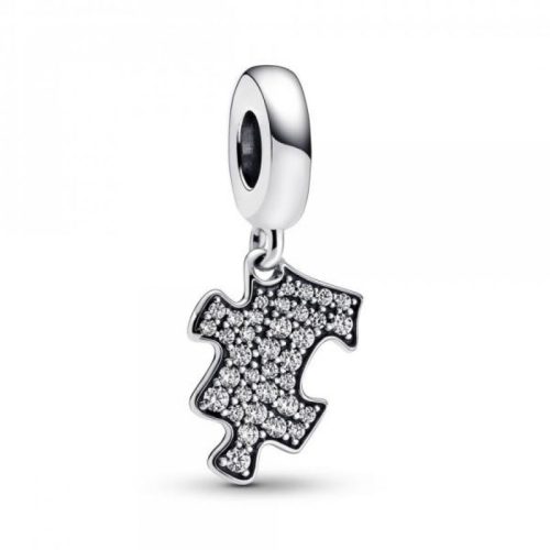 Pandora  - Puzzle darab függő ezüst charm
