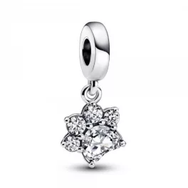 Pandora  - Cirkónia tappancs függő ezüst charm - 792247C01