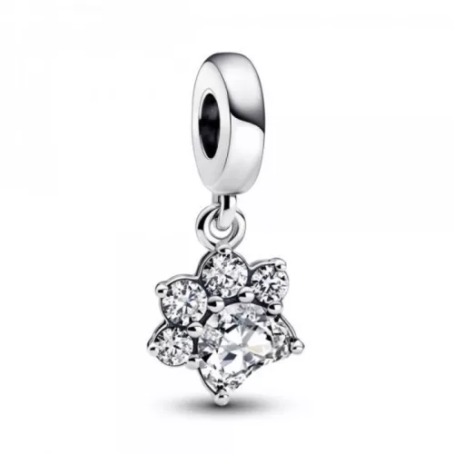 Pandora  - Cirkónia tappancs függő ezüst charm - 792247C01