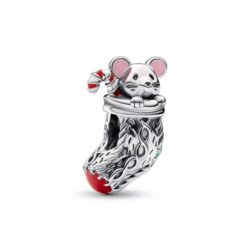 Pandora  - Ünnepi egér és harisnya charm - 792366C01