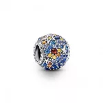 Pandora  - Merkúr bolygó és csillagok csillogó charm - 792436C01