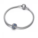 Pandora  - Merkúr bolygó és csillagok csillogó charm - 792436C01