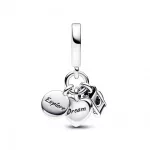 Pandora  -  KAMERA, SZÍV ÉS IRÁNYTÛ TRIPLA FÜGGŐ CHARM  - 792703C01