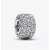 Pandora  - Szikrázó pavé háromsoros charm - 792820C01