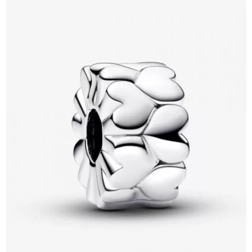 Pandora  - Szívmintás klip charm - 792828C00