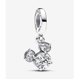 Pandora  - Disney Mickey egér szikrázó fej sziluett függő charm - 793031C01