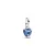 Pandora  - ME kék csakra szív mini függő charm - 793042C02