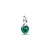 Pandora  - ME zöld csakra szív mini függő charm - 793042C03