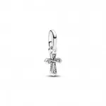 Pandora  - ME szikrázó kereszt mini függő charm - 793044C01