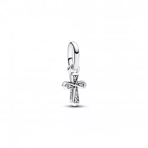 Pandora  - ME szikrázó kereszt mini függő charm - 793044C01
