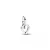 Pandora  - ME szabadkézi szív mini függő charm - 793048C00