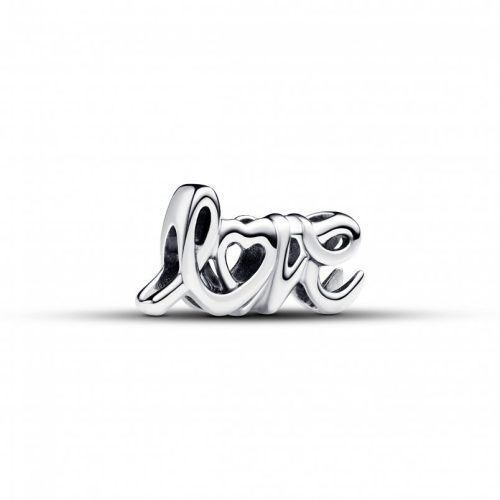 Pandora  - Írott betűs love felirat charm