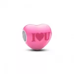 Pandora  - Színváltó rejtett üzenet szív charm - 793087C01