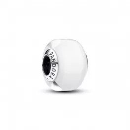 Pandora  - Fehér mini muranói üveg charm - 793118C00