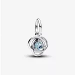 Pandora  - Tengerkék örökkévalóság kör függő charm - 793125C03