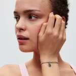 Pandora  - Zöld örökkévalóság kör függő charm - 793125C05