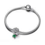 Pandora  - Szikrázó virágzó rózsa charm - 793201C01