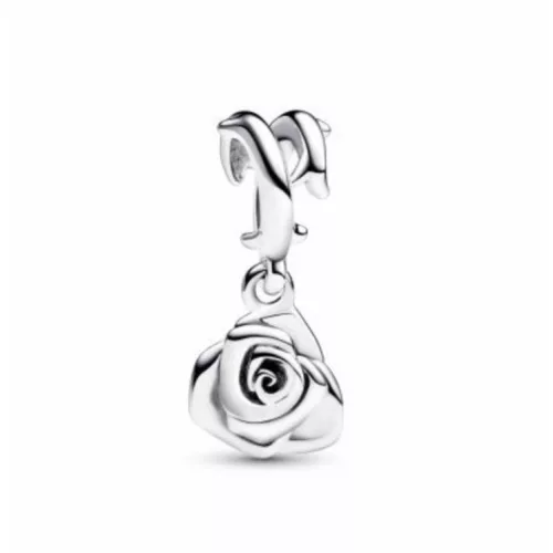 Pandora  - Virágzó rózsa függő charm - 793213C00