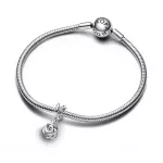 Pandora  - Virágzó rózsa függő charm - 793213C00