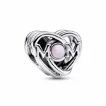 Pandora  - Áttört anya és szív charm - 793233C01