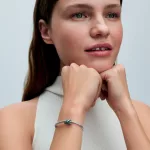 Pandora  - Zöld könnyezőpálma-levelek charm - 793332C01