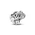 Pandora  - Áttört elefánt charm - 793345C01