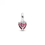 Pandora  - ME piros szív mini charm - 793450C01