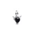 Pandora  - Szárnyas szív mini függő charm - 793626C01